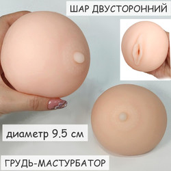 Накладная грудь с функцией мастурбатора