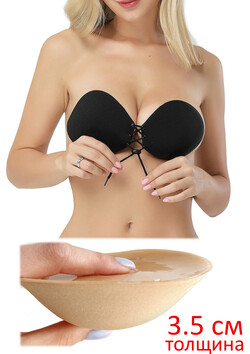 Поролоновый бюстгальтер для имитации груди (3,5 см)