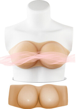Силиконовая грудь-топ без сосков 